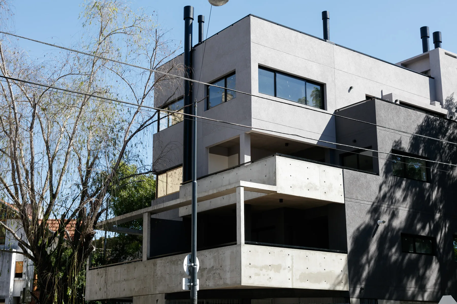 Obra en edificio - fachada vidriada 14